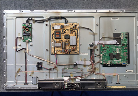 آموزش تعمیرات تلویزیون sanam در نمایندیگ صنام شهرری با تعویض بکلایت